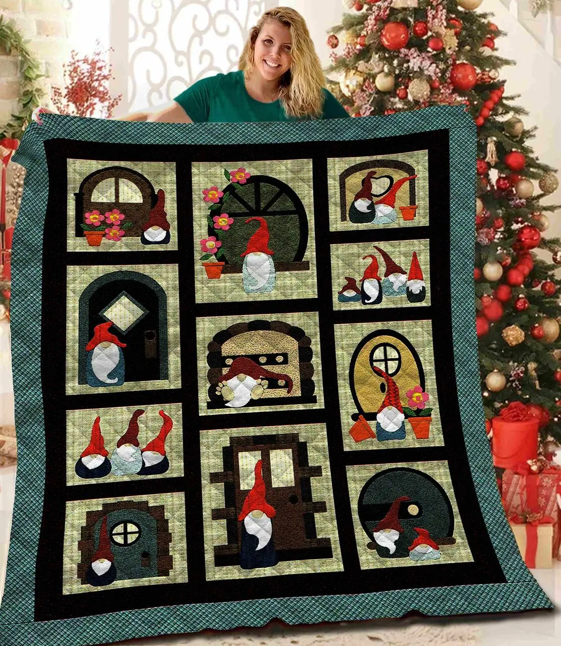 Christmas Quilt Blanket Bbb251003Nb and Home Decor