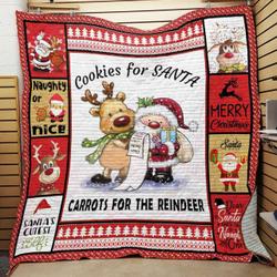 Christmas Reindeer Jfj Quilt Wlx and Home Decor