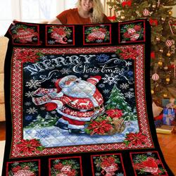 Christmas Santa Claus Jfj Quilt Wls and Home Decor