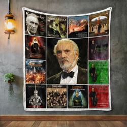 Christopher Lee Album Covers Quilt Blanket and Home Decor