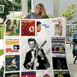 Chuck Berry Quilt Blanket and Home Decor