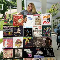 Chuck Berry Style 2 Quilt Blanket and Home Decor