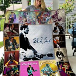 Chuck Berry V1 Blanket Th0107 Quilt and Home Decor