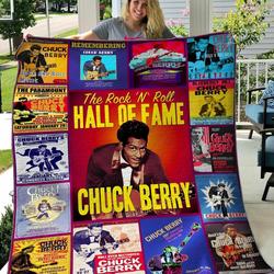 Chuck Berry V2 Blanket Th0107 Quilt and Home Decor