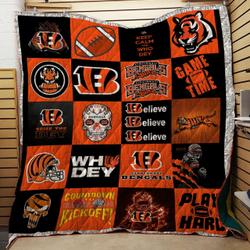 Cincinnati Bengals 3D Personalized Customized Quilt Blanket 936 and Home Decor