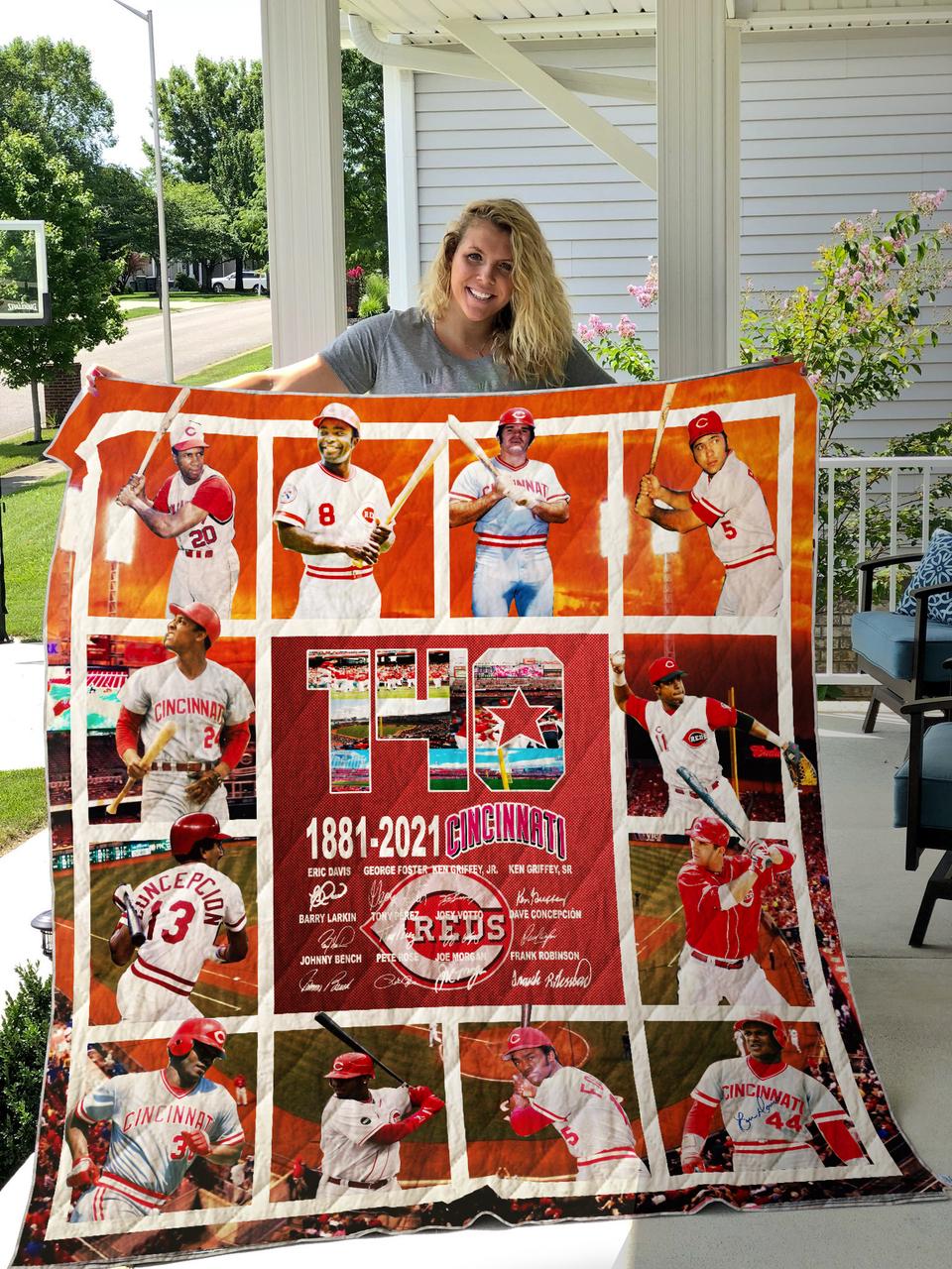 Cincinnati Reds Quilt and Home Decor