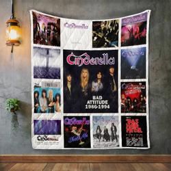 Cinderella Album Covers Quilt Blanket and Home Decor