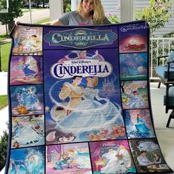 Cinderella Quilt Blanket and Home Decor