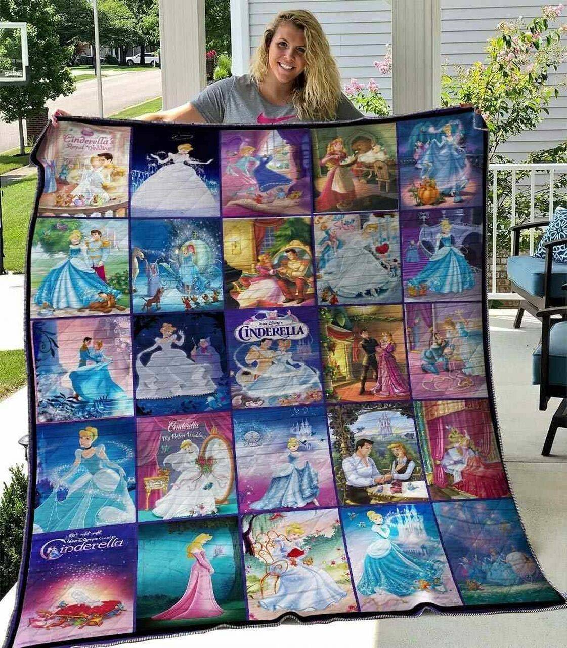 Cinderella Ver1 Blanket Th1507 Quilt and Home Decor