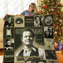 Citizen Kane Quilt Blanket Ver 2 and Home Decor