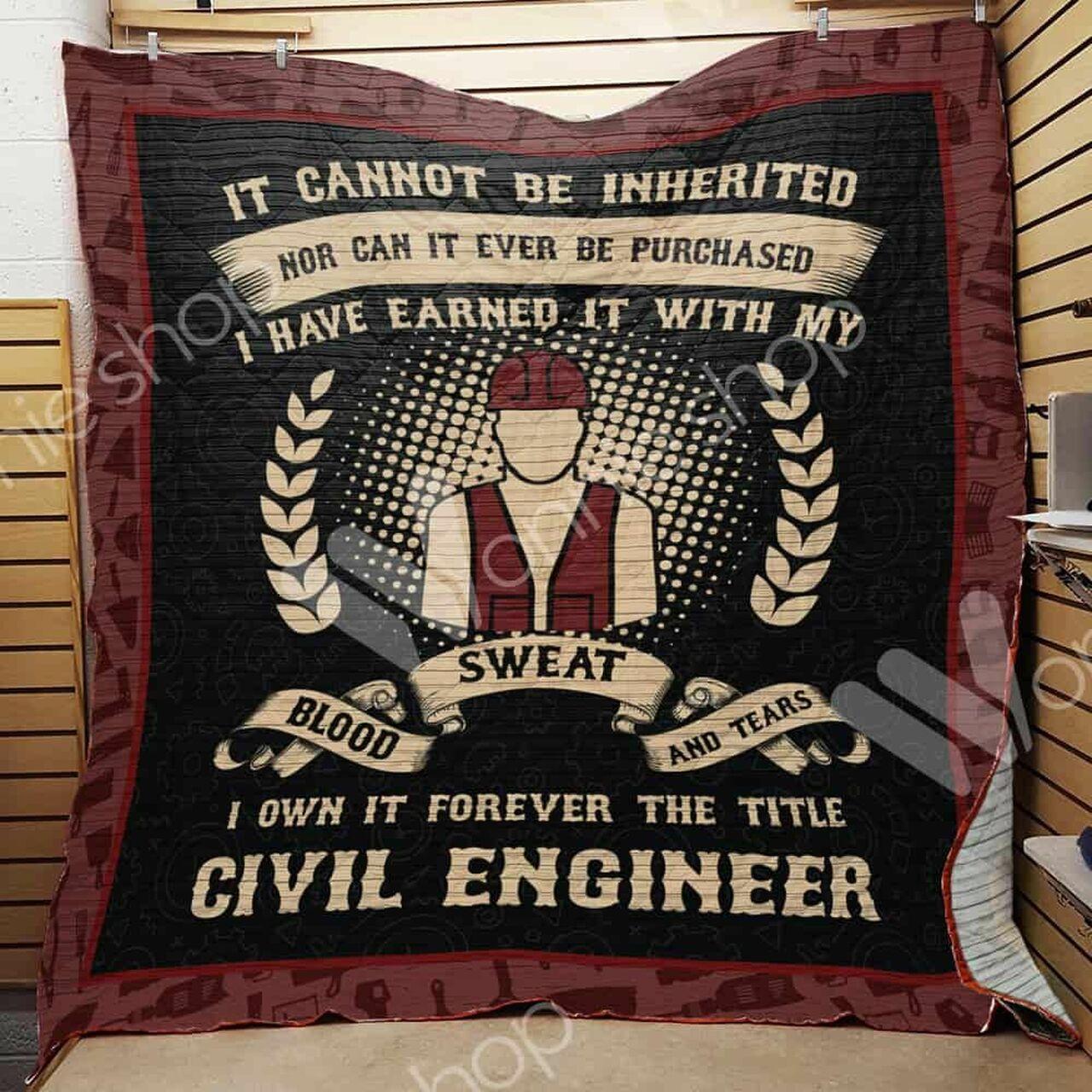 Civil Engineer Quilt Blanket Dhc03021464Td and Home Decor