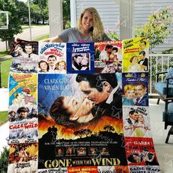 Clark Gable Quilt Blanket 01666 and Home Decor