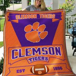 Clemson Tigers Quilt Blanket B060616  Quilt and Home Decor