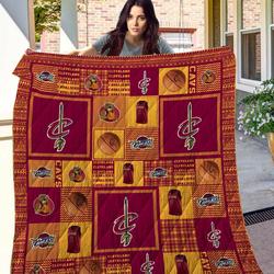 Cleveland Cavaliers Quilt Blanket and Home Decor
