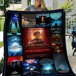Close Encounters Of The Third Kind Blanket Th0107 Quilt and Home Decor