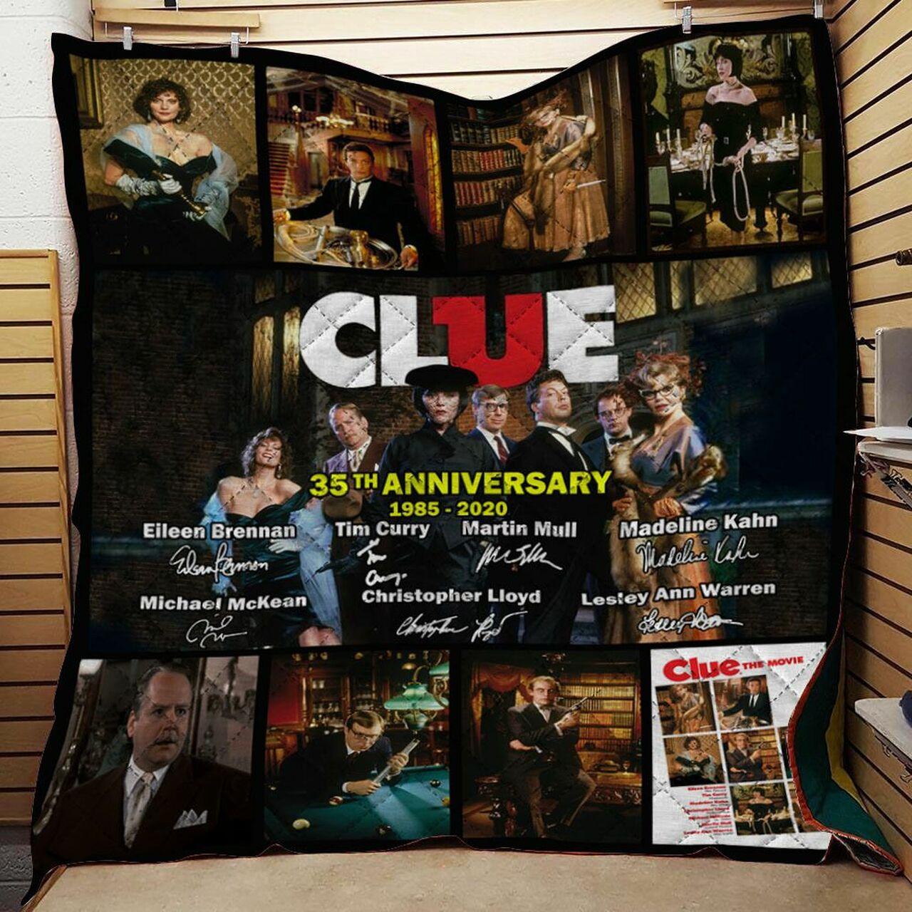 Clue American Black Comedy Mystery Film Quilt Blanket Bs1072 and Home Decor
