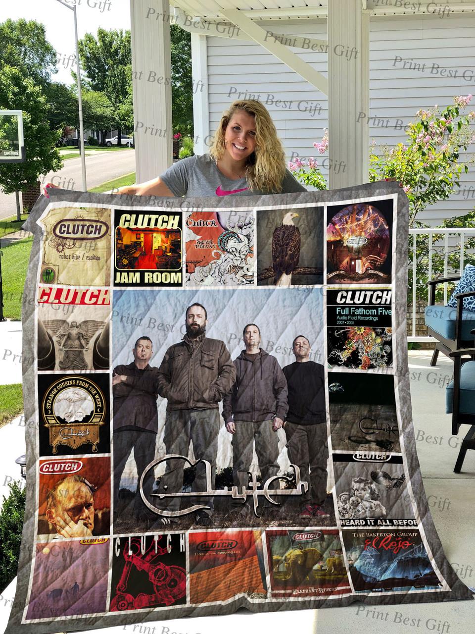Clutch Albums Cover Poster Quilt and Home Decor