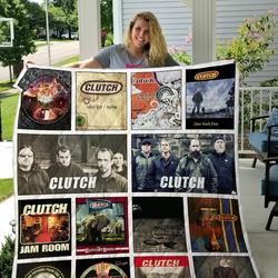 Clutch Band Albums Quilt Blanket 01 and Home Decor