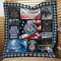 Coast Guard Quilt and Home Decor