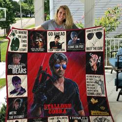Cobra 1986 Quilt Blanket For Fans Ver 17 and Home Decor