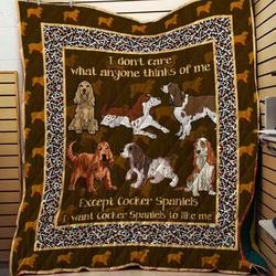 Cocker Spaniels 09 Blanket Th10072019 Quilt and Home Decor