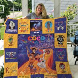 Coco Quilt Blanket For Fans Ver 17 and Home Decor
