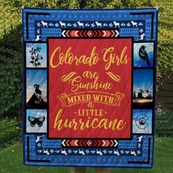Colorado Girl Cl14100135Mdq Quilt Blanket and Home Decor
