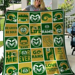 Colorado State Rams Quilt Blanket B080608  Quilt and Home Decor