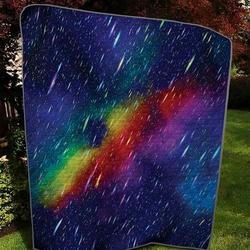 Colorful Raindrops Quilt Oojpg Haiba and Home Decor