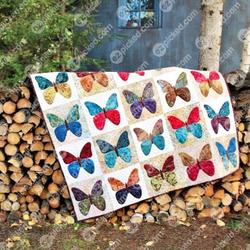 Colorful Wings Quilt Blanket Yhl3  Quilt and Home Decor