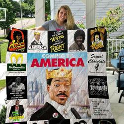 Coming To America Quilt Blanket For Fans 02 and Home Decor