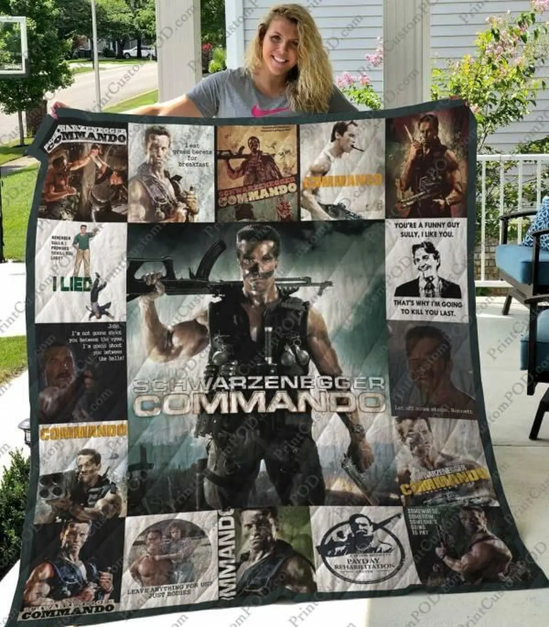 Commando Quilt Blanket Limited Quilt Blanket and Home Decor