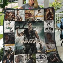 Commando Quilt Blanket  Limited Quilt Blanket and Home Decor