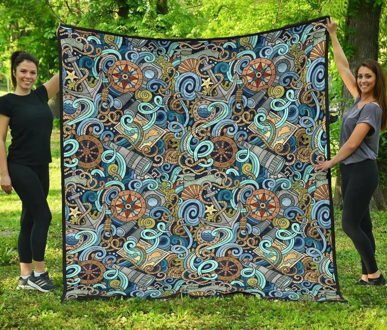 Compass Cl12100177Mdq Quilt Blanket and Home Decor