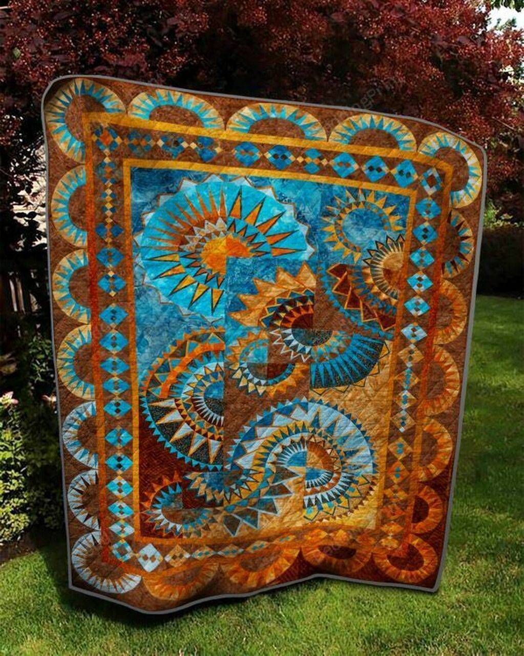 Compass Rose Quilt Blanket Great Customized Gifts For Birthday Christmas Thanksgiving Perfect Gifts For Compass Rose Lover and Home Decor