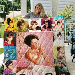 Connie Francis Quilt Blanket 0991 and Home Decor