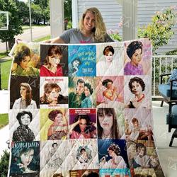 Connie Francis Quilt Blanket 0992 and Home Decor