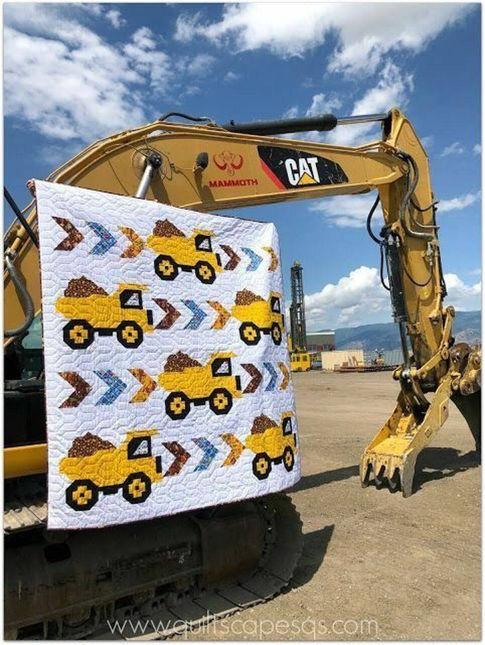 Construction Truck Cla1110198Q Quilt Blanket and Home Decor