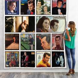 Conway Twitty Album Quilt Blanket 02 and Home Decor