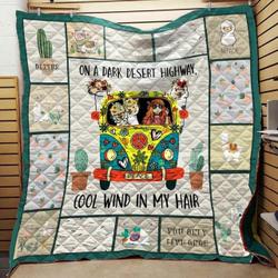 Cool Wind In My Hair Alpaca Blanket Th1909 Quilt and Home Decor