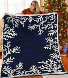 Coral Jfj Quilt Vhx and Home Decor