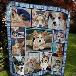 Corgi Ah Quilt Derqpd and Home Decor