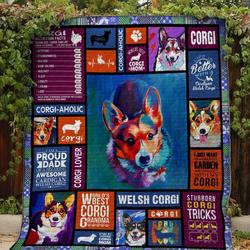 Corgi Aholic Quilt and Home Decor