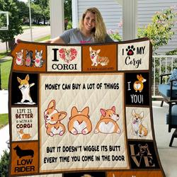 Corgi Buy A Corgi Quilt Blanket Dhc04011730Dd and Home Decor