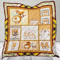 Corgi Cld180723 Quilt Blanket and Home Decor