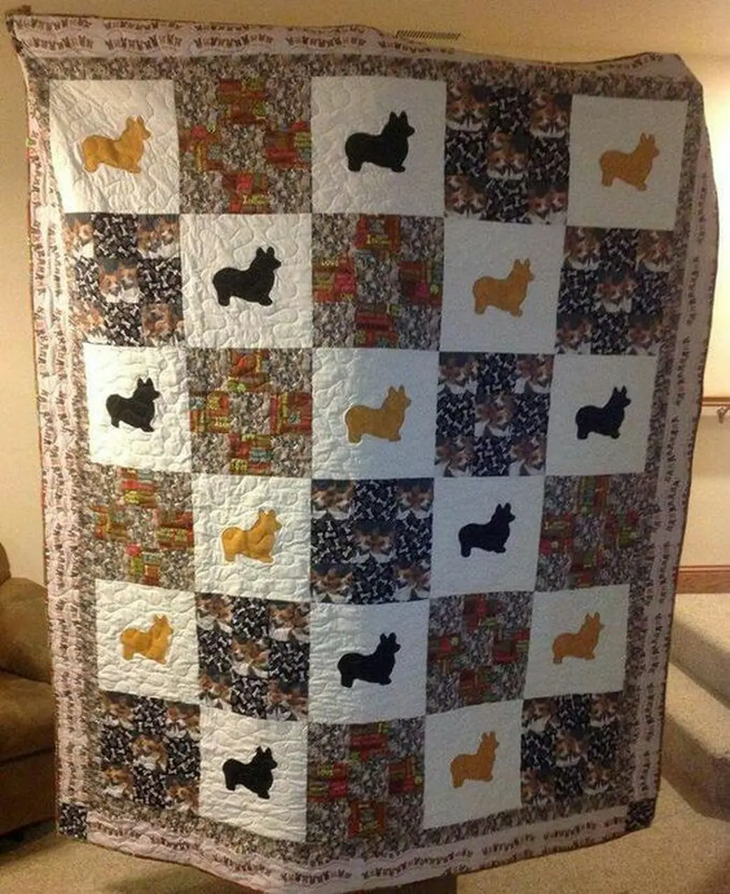 Corgi Dog Clm0910063 Quilt Blanket and Home Decor