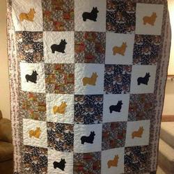 Corgi Dog Clm0910063 Quilt Blanket and Home Decor