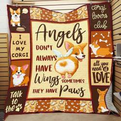 Corgi Dog Quilt Blanket ABC07111016 and Home Decor
