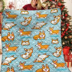 Corgi Jfj Quilt Uub and Home Decor