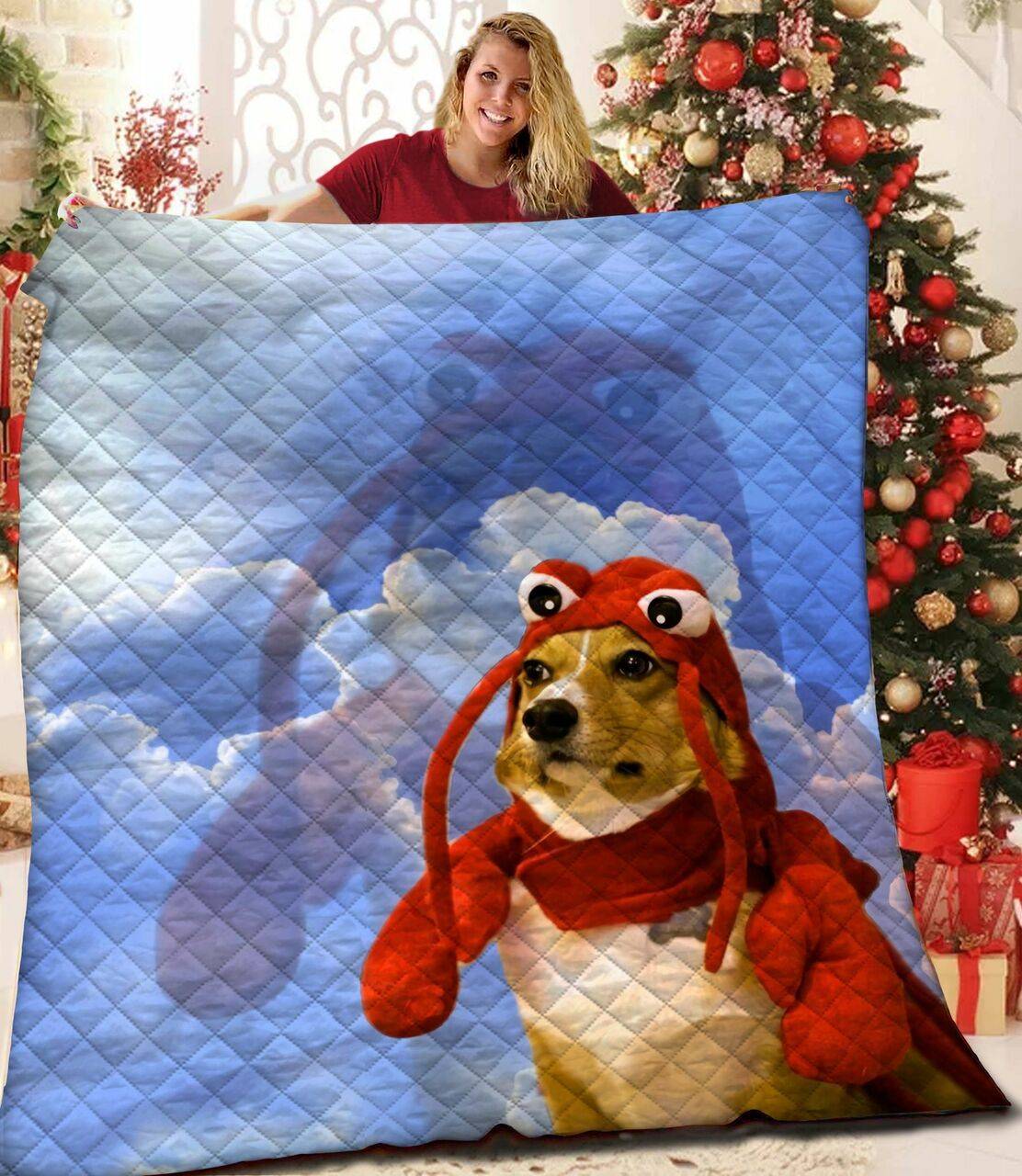 Corgi Jfj Quilt Uvp and Home Decor